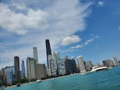 Private Tours on 27' Baja Boss Speedboat in Chicago with Captain Bob