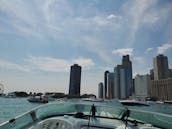 Private Tours on 27' Baja Boss Speedboat in Chicago with Captain Bob