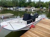 Beautiful and manageable 17' Boston Whaler equipped for the River!