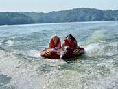 7 person Bowrider Rental in Lake Wylie, SC/NC Captain included.