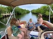 18' Party Barge Pontoon for rent in Cudjoe Key, Florida!!! We deliver only!