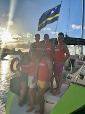 Private Sunset Cruise Curacao | 48ft luxury sailing yacht with crew