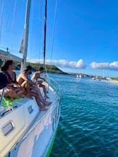 Private Sunset Cruise Curacao | 48ft luxury sailing yacht with crew