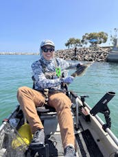 Pesca de caiaque em Dana Point ou Oceanside, CA