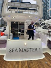 Charter 50ft Seamaster Luxury Yacht in Dubai for up to 19 persons
