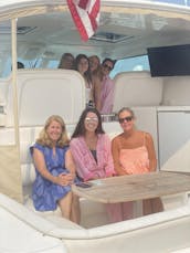 Come onboard the 45ft Tiara Sovran Motor Yacht Charter Keep'N It Reel