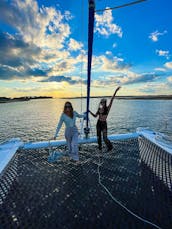 🎉🐬⛵️HUGE Sailing Catamaran Yacht in Charleston on Folly Beach, South Carolina