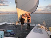 🎉🐬⛵️HUGE Sailing Catamaran Yacht in Charleston on Folly Beach, South Carolina