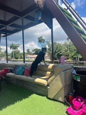 26ft Tiki Boat with waterslide
