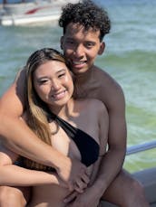 -BATEAU À MOTEUR. Journée ou coucher de soleil - Croisière sur la plage de sable, détente, capitaine de natation, 6 personnes