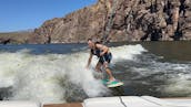 Surfe no Arizona! Barco WakeSurf Silver Axis A24 - Aprenda a surfar!