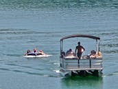 ** ¡Puro lujo, Veranda Tri-Toon de 24 pies y 200 HP en el lago Lanier!