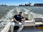 20ft Hurricane Fundeck Pontoon Style - #1 Boat Rental in Galveston