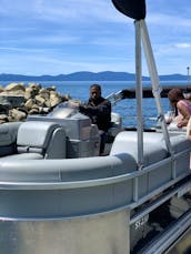 2019 23' 150 HP Tritoon Boat For Rent  /  Lake Tahoe