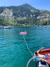 2019 23' 150 HP Tritoon Boat For Rent in South Lake Tahoe