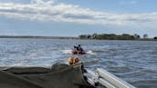 Lowe SS250 Pontoon Rental on Cedar Creek Lake