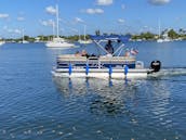 2023 Luxury Pontoon Party Boat for Rent in Hollywood, Florida