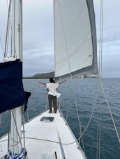 Navigation privée sur un yacht de luxe de 45 pieds, navigation d'une journée, voile au coucher du soleil, plongée avec tuba 