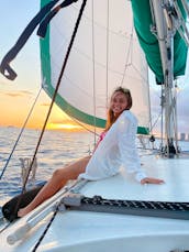 Diamond Head Sunset Sail on Private 43' Luxury Yacht! Book Now!
