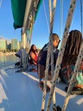 The Best Sunset Cruise!  Beneteau 40 ft also available of the adventures for snorkeling and swimming! Kewalo Basin Honolulu
