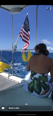 Location de voile sur un catamaran à voile sur mesure de 48 pieds à Honolulu, Hawaï