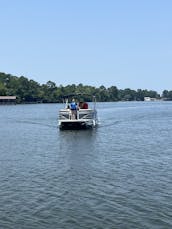 2020 Sylvan Pontoon 90HP #2 no Lago Hamilton