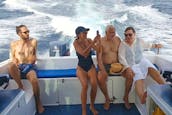 Cruising, Snorkeling and Scuba Diving with Manta Rays in Bali from the Flybridge Boat. Starting price for the boat charter.