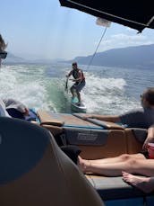 23' Wakesurf Boat Rental on Okanagan Lake