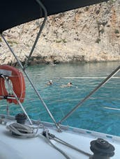 Dromor Apollo 12 Plus Skippered Sailing Yacht for Charter, in Old Harbor Chania.