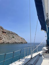 Dromor Apollo 12 Plus Skippered Sailing Yacht for Charter, in Old Harbor Chania.