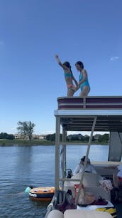  Dive Into Fun on Lewisville Lake with Our Double Decker Pontoon(Free Lily Pad!)