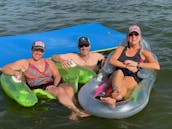 Charter this 22' Sun Tracker DLX Pontoon on Lake Lewisville - With Captain