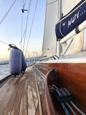 Classic Wooden Sailboat Private Tour in Limassol, Cyprus!