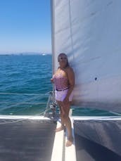 Bareboat charter sailing catamaran for parties / events in Long Beach!