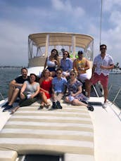 50 ft Private yacht in Marina del Rey. 12 people, your friends, your family, your party.