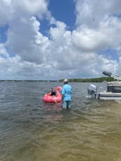 Inshore Yamaha 21' FSH Center console fishing, touring jet boat in Cape Canaveral, Florida