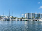 Inshore Yamaha 21' FSH Center console fishing, touring jet boat in Cape Canaveral, Florida