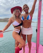 Pink Taco 40ft Party Barge Rental With Captain!! Plan your next event or party!