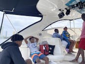 SPRING BREAK PRICE Party with style on a luxury 44’ Sea Ray Sundancer with great stereo system and pool floating platform. Reserve your yacht on the application and pay  capt/mate fuel and cleaning.