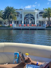 24' Godfrey Pontoon Rentals in Miami Beach & Sunny Isles