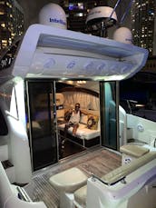44' Sea Ray Flybridge Power Yacht Rental in Miami with Captain