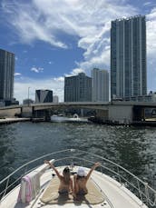 55' Sedan FlyBridge 🛥 || Incredible Luxury Yacht In Miami!