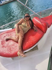 60' Ferretti Italian Yacht up to 13 guests In Miami, Florida!