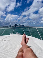 Beautiful 72 Foot Mangusta Motor Yacht Rental in Miami Beach