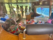 55' Sea Ray Flybridge Predator || Luxury Yacht in Miami