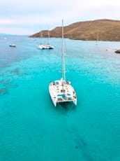 45' Cruising Catamaran Charter in Mykonos
