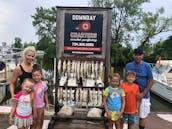 Amazing Lake Erie Fishing Charter on Tiara Open with Captain Robb