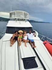 Iate ultraluxuoso Sea Ray Sedan de 55 pés em Montego Bay, Jamaica! Passeios privados!