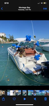 Enjoy Montego Bay's Coastline Cruise on a 30' SeaRay Sundancer Yacht