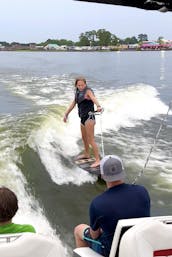 Captain included- Wake surf, water tubing or relax at sunset. All customized! 